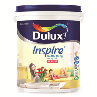 Sơn Nội Thất Dulux Inspire Sắc Màu Bền Đẹp Bề Mặt Mờ 18L