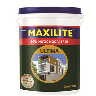 Sơn Nước Ngoài Trời Maxilite Ultima - Bề mặt mờ 18L