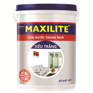 Sơn Nước Trong Nhà Maxilite Siêu Trắng 18L